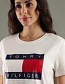 Tommy Hilfiger F25HWKT132 WHITE Womens T-Shirt