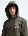 Flying Machine Hooded Relaxed Fit Sweatshirt