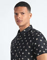 Flying Machine Floral Print Cotton Shirt