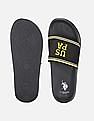 U.S. Polo Assn. Men Open Toe Tipped Lightweight Breyton Slides
