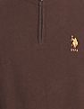 U.S. Polo Assn. High Neck Solid Sweater