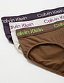 Calvin Klein Underwear Recycled Cotton Solid Briefs - Pack Of 3
