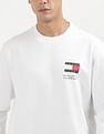 Tommy Hilfiger Crew Neck Flag Logo Sweatshirt