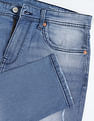 Flying Machine Slash Slim Tapered Distressed Jeans