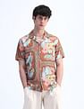 Flying Machine Kiddult Floral Pattern Shirt