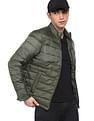 Flying Machine High Neck Two Tone Padded Jacket