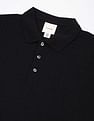 Calvin Klein Jeans Striped Regular-Fit Polyester Polo T-Shirt