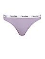 Calvin Klein Underwear Women Purple Mid Ride Solid Bikini Panty