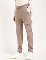 Calvin Klein Jeans Slim-Fit Solid Mid Rise Trouser