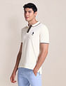 U.S. Polo Assn. Stripe Placket Slim Polo Shirt