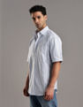 Tommy Hilfiger Striped Oversized Fit Oxford Woven Shirt