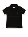 U.S. Polo Assn. Kids Boys Brand Print Cotton Polo Shirt