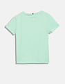 Tommy Hilfiger Girls Green Logo T-Shirt