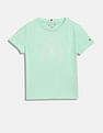 Tommy Hilfiger Girls Green Logo T-Shirt