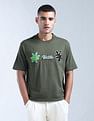 Flying Machine Brand Appliqued Pure Cotton T-Shirt