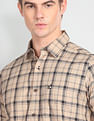Arrow Sports Tartan Check Twill Casual Shirt