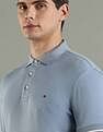 Tommy Hilfiger Solid Slim Fit Cotton Polo T-Shirt