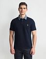 U.S. Polo Assn. Denim Co. Denim Collar Solid Polo Shirt