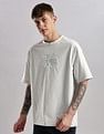 Calvin Klein Jeans Mens Blue Logo T-Shirts