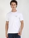 Calvin Klein Jeans Embroidered Logo Slim-Fit Cotton T Shirt