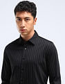Flying Machine F-Lite Striped Slim Fit Shirt
