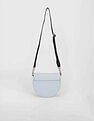 Tommy Hilfiger Solid Blue PU Sling Bags