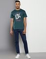 Calvin Klein Crew Neck Monogram Print T-Shirt