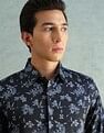 Arrow Newyork Slim Fit Smart Printed Shirt