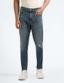 Flying Machine Mankle Relax Tapered Fit Distressed Jeans