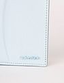 Calvin Klein Solid Blue Leather Bi-Fold Wallet
