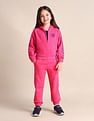 U.S. Polo Assn. Kids Girls Hooded Regular Fit Sweatshirt
