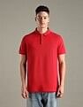 Tommy Hilfiger Solid Regular-Fit Cotton Polo Shirt