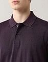 Arrow Textured Regular Fit Polo Shirt