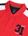 AD by Arvind Colour Block Sporty Polo Shirt