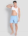 USPA Innerwear Brand Stripe Dual Pocket IYAX Boxers - Pack Of 1