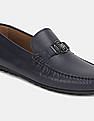 U.S. Polo Assn. Metallic Logo Textured Xian Loafers