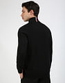 Tommy Hilfiger Cotton Zip Mock Neck Sweater