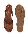Tommy Hilfiger Sustainable Signature Logo Platform Sandals
