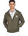 U.S. Polo Assn. High Neck Solid Hooded Jacket
