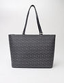 Tommy Hilfiger Logo Blue Pu Tote Bag