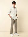 U.S. Polo Assn. Tailored Fit Pure Cotton Dobby Shirt
