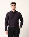 Arrow Manhattan Slim Fit Textured Ceremonial Shirt