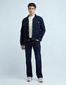 Flying Machine Bruce Bootcut Dark Washed Jeans
