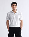 USPA Active Textured Slim Fit Polo Shirt