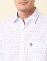 U.S. Polo Assn. Pure Cotton Geometric Printed Shirt