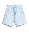 Tommy Hilfiger Kids Boys Solid Relaxed-Fit Cotton Shorts