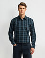 Arrow Sport Dobby Gun Club Checked Shirt