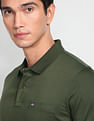 Arrow Sports Chest Pocket Solid Polo Shirt