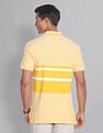 AD by Arvind Horizontal Stripe COOL-IT Real Deal Polo Shirt