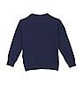 U.S. Polo Assn. Kids Crew Neck Checked Sweater